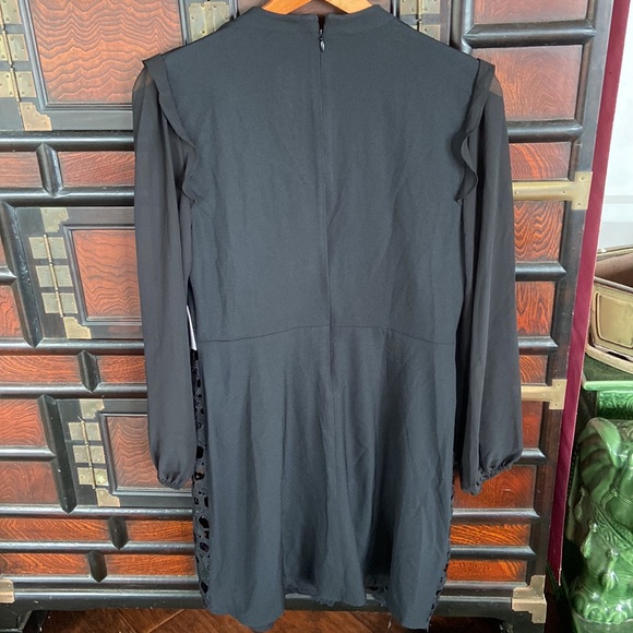 NWT KENSIE Black LACE DRESS medium new with tags RETAILS $198 - Picture 4 of 10